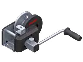 Treuil freiné avec enroulage automatique 500 kg — avec câble 10 m monté pour le levage AL-KO 1730007