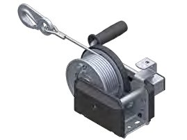 Treuil freiné avec enroulage automatique 500 kg — avec câble 10 m monté pour le levage AL-KO 1730007