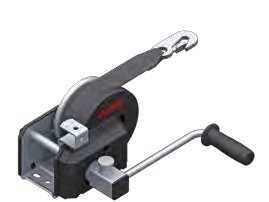 Treuil freiné avec enroulage automatique 500 kg — avec câble 10 m monté pour le levage AL-KO 1730007