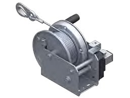 Treuil freiné avec enroulage automatique 1 150 kg — avec sangle 12,5 m montée pour le halage AL-KO 1730021