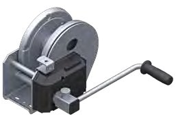 Treuil freiné avec enroulage automatique 1 150 kg — avec sangle 12,5 m montée pour le halage AL-KO 1730021