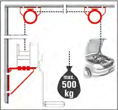 Support mural pour garage — pour treuils BASIC et PLUS AL-KO 1221151