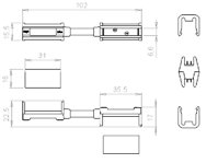 Câble plat Snap-In — 2 x 1,5 mm², rouleau 100 m AL-KO 254572