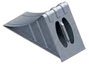 Cale de roue UK 36 St — hauteur 150 mm, charge 1600 kg, rayon max 360 mm AL-KO 244373