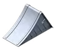 Cale de roue — hauteur 120 mm, charge 1600 kg, rayon max 360 mm AL-KO 244375