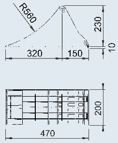 Cale de roue UK 53 K-2 — avec protection anti-glissement en métal, jaune AL-KO 1732683