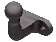 Boule d’attelage UN 252 D — charge d’appui 150 kg, adapté pour un AKS AL-KO 1202305