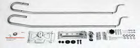Support de roue de secours — écartement châssis 1265-1515 mm, cote X 175-215 mm, version D AL-KO 1556005