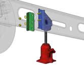 Kit cric 1500 kg Tandem sans coffret AL-KO 1730240