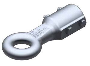Anneau d&rsquo;attelage à visser I45/F (Italie) pour commande de freinage V 161S / 251S, timon Ø 50 mm AL-KO 1224108