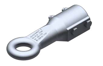 Anneau d’attelage à visser E40/A (Angleterre) pour commande de freinage V 161S / 251S, timon Ø 50 mm AL-KO 1224107