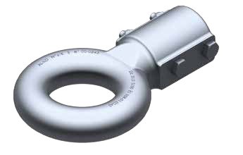 Anneau d’attelage à visser N76/E (OTAN) pour commande de freinage V 161S / 251S, timon Ø 50 mm AL-KO 1224111