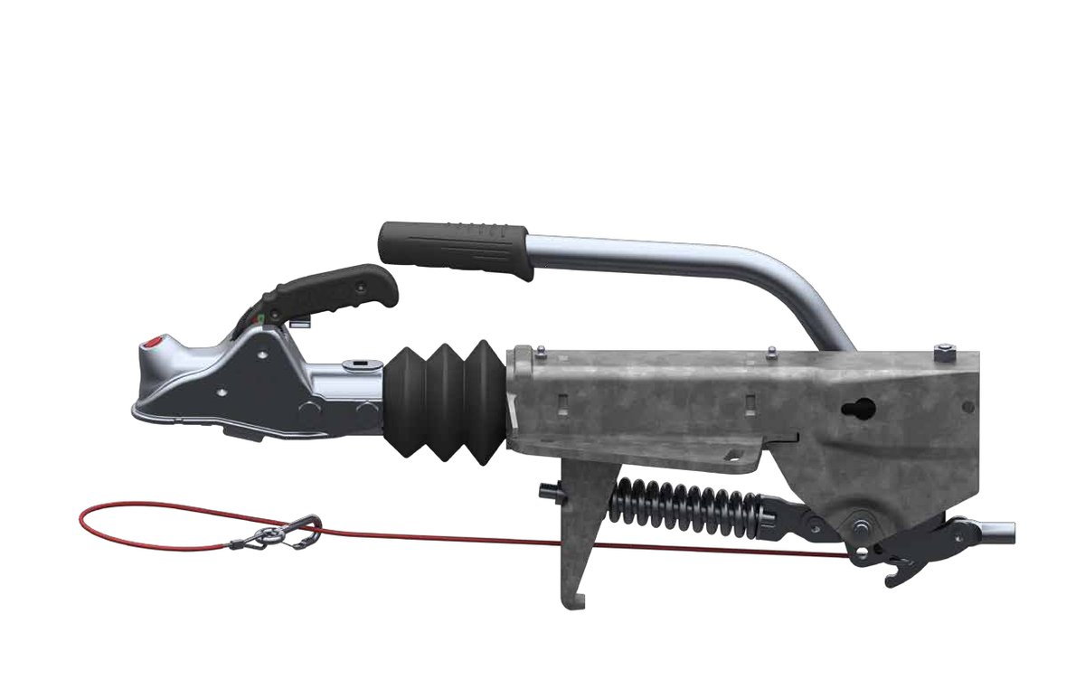 Commande de freinage V 251G à levier point mort, avec tête AK 301 — 1550–3000 kg, freins 2361, sans collier de roue jockey AL-KO 1731727