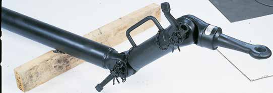 Timon réglable en hauteur avec oeillet DIN ZOV, non freiné — Ø108/90mm, ptac 2500 kg, longueur 568mm, hauteur réglable 0-300, charge verticale admissible 400kg AL-KO 4021628