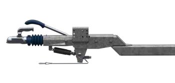 Commande de freinage à inertie avec tube carré (ZAAR 2,0-3) — Charge sur boule 150 kg AL-KO 4014338