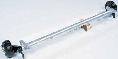 Essieu freiné premier essieu, suspension à lames RONDO 1050 kg — DB 1890 mm AL-KO 4021184