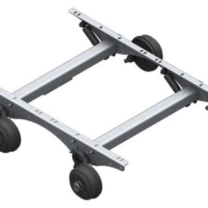 Essieu freiné tandem à suspension à lame de caoutchouc (Swing) — Perçage 5×112/60°, voie 1850 mm, entre fixations 1790 mm, section 1400 mm AL-KO 4021344