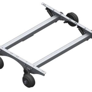 Essieu freiné carré tandem (suspension caoutchouc Swing) — Perçage 4×100, voie 2400 mm, entre fixations 2072 mm AL-KO 4021357