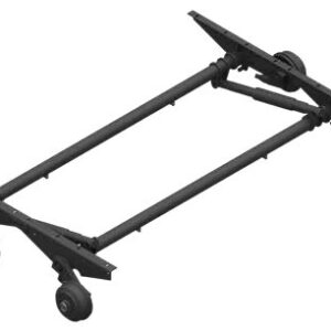 Essieu freiné tandem hydraulique basculant (RONDO DB2/1355) — PTAC 2700 kg, voie 2370/2310 mm, entre fixations 1900/1980 mm AL-KO 4019126