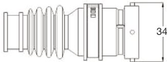 Connecteur Bayonet 15 broches mâle Aspöck 13-1530-004