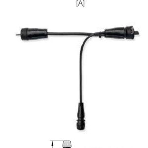 Câble adaptateur 8 conducteurs 1 sortie feu stop 2×2,50mm² 3×2,50mm² 17 pin ASS3 2 pôles ASS2 Aspöck 66-8892-004