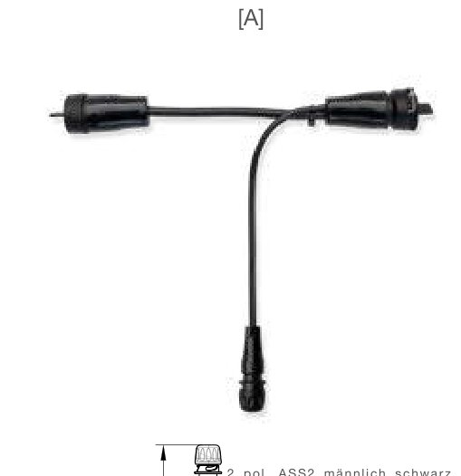 Câble adaptateur 9 conducteurs 9×1,00mm² 17 pin ASS3 Aspöck 66-8893-004