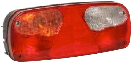 Feu arrière ECOPOINT I avec triangle droit — 24 V, 7 broches ASS2 Aspöck 25-2601-001