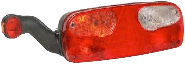 Feu arrière ECOPOINT I avec triangle gauche — 24 V, 7 broches ASS2 Aspöck 25-2211-001