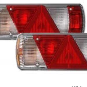 Feu arrière ECOPOINT II KÖGEL droit — 24 V, 7 broches ASS2 + 2×2 broches ASS2 Aspöck 25-2950-511