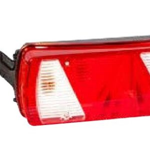 Feu arrière ECOPOINT II avec bras d&rsquo;encombrement gauche — 24 V, 7 broches AMP + 2×2 broches Superseal Aspöck 25-2880-531