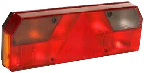 Feu arrière EUROPOINT I gauche — 24 V, 7 broches ASS2 Aspöck 25-5000-501