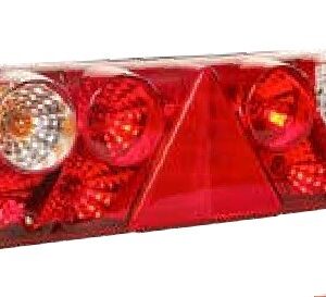 Feu arrière EUROPOINT II gauche — 24 V, 7 broches ASS2 + 2×2 broches ASS2 Aspöck 25-6101-501