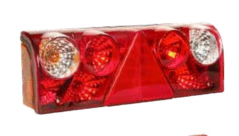 Feu arrière EUROPOINT II gauche — 24 V, 7 broches ASS2 + 2×2 broches ASS2 Aspöck 25-6101-501