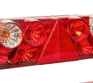 Feu arrière EUROPOINT II droit — 24 V, LED, 7 broches ASS2 + 4×2 broches ASS2 Aspöck 25-6410-501