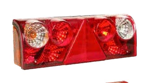 Feu arrière EUROPOINT II droit — 24 V, 7 broches ASS2 Aspöck 25-6401-501