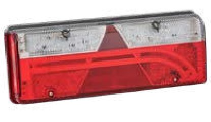 Feu arrière EUROPOINT III gauche — 24 V, LED, 7 broches ASS2 + 4×2 broches ASS2 Aspöck 25-7001-611