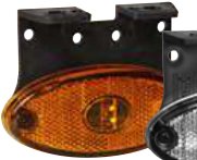 Feu de position FLATPOINT II LED (feu de position latéral) — 12 V, LED, DC Aspöck 31-2369-037