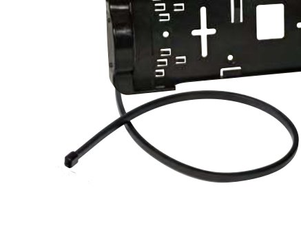 Support de plaque éclairé KENNZEICHENHALTER LED — 12 V, LED, DC Aspöck 36-3769-017