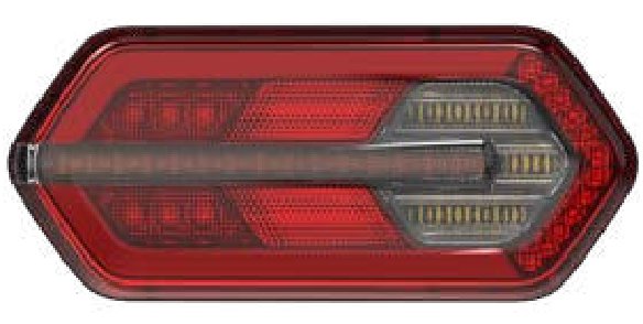 Feu arrière MIDILED II — 12/24 V, LED, extrémité libre Aspöck 34-3824-031