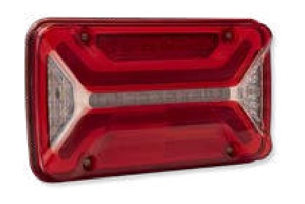 Feu arrière MULTILED III camion droit — 12/24 V, LED, 7 broches AMP Aspöck 24-8930-071