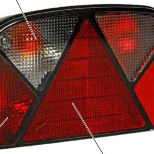 Feu arrière MULTIPOINT II gauche — 12 V Aspöck 24-7000-157