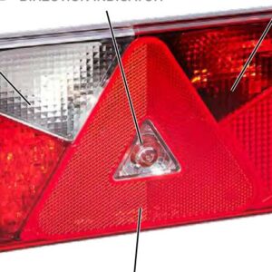 Feu arrière MULTIPOINT V & MULTIPOINT V LED droit — 12 V Aspöck 24-8700-157