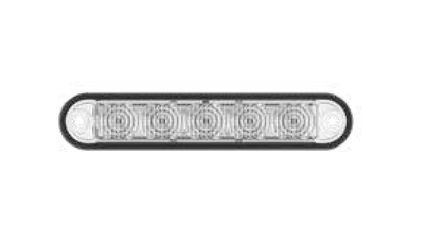 Feu arrière POSIPOINT III — 12/24 V, LED, extrémité libre Aspöck 23-7600-014