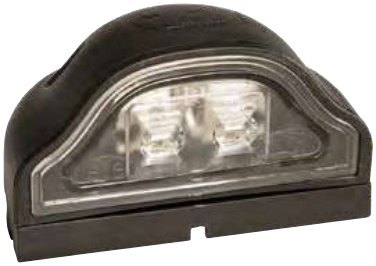 Éclaire-plaque REGPOINT I & REGPOINT I LED — 12/24 V, LED, DC Aspöck 36-3509-007