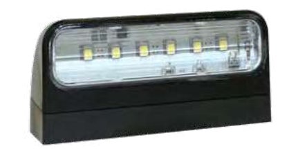 Éclaire-plaque REGPOINT II LED — 12/24 V, LED, DC Aspöck 36-3809-007