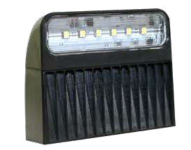 Éclaire-plaque REGPOINT II LED — 12/24 V, LED, DC Aspöck 36-3869-007
