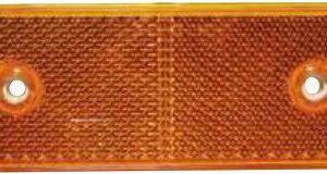 Catadioptre rectangulaire orange 90 X 40 mm à visser Aspöck 15-5432-127
