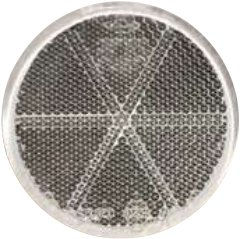 Catadioptre rond blanc adhésif Aspöck 15-5410-097