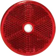 Catadioptre rond rouge à visser ou adhésif Aspöck 15-5421-017