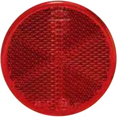 Catadioptre rond rouge adhésif Aspöck 15-5411-107